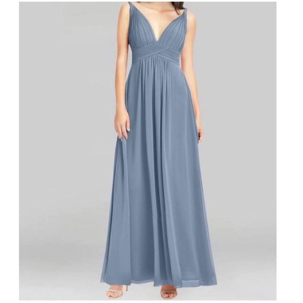 Azazie Maren - dusty blue - Bridesmaid dress